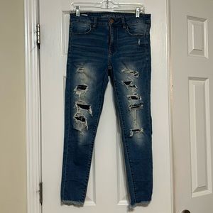 American Eagle ripped jeans